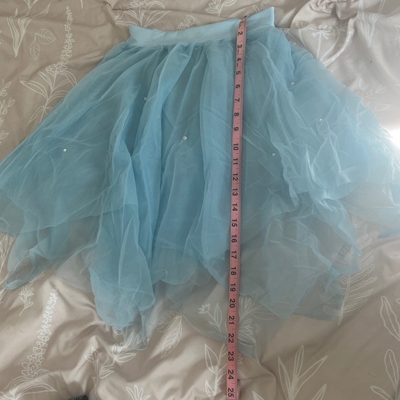 measurements added! ethereal blue ballet skirt ❄️ dance costume - Picture 6 of 7